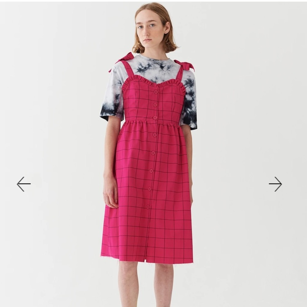 Lazy Oaf Caged In Button Dress